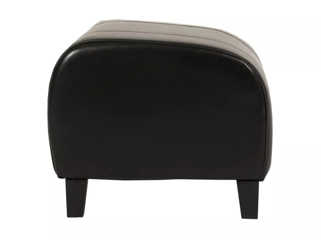 Pouf Aversa, noir