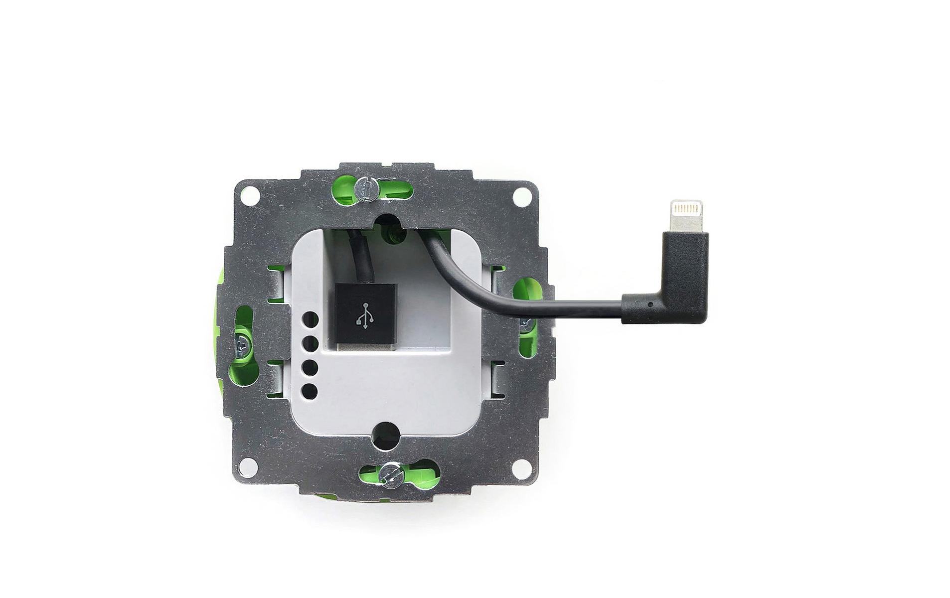 UP Netzteil sCharge 12W mit Lightning Anschluss12 W Unterputz Netzteil