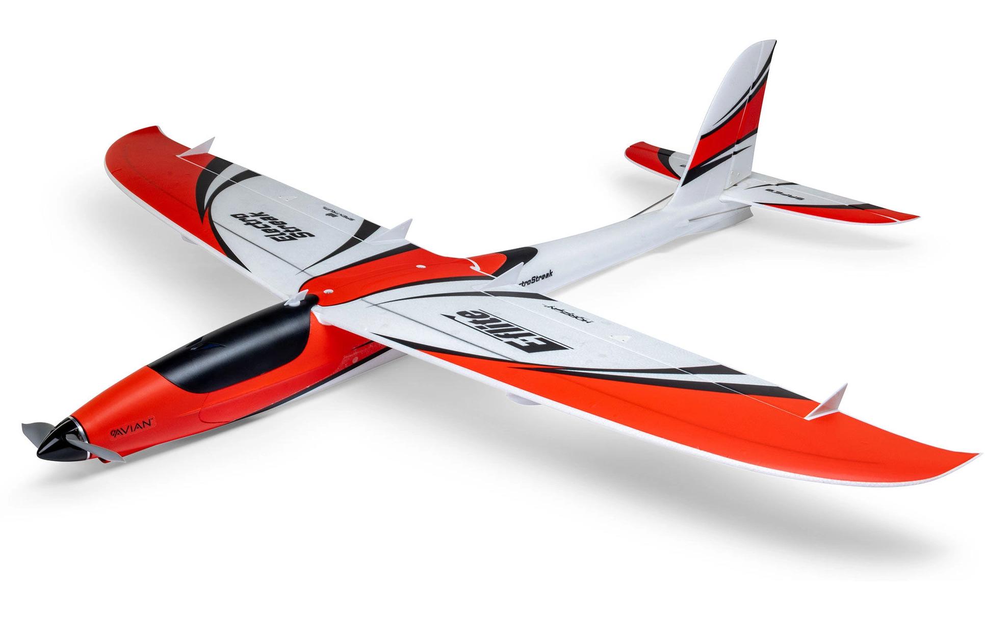Motorsegler ElectroStreak 1100 mm BNF Basic<br>E-Flite-Flugzeug mit Propellerantrieb