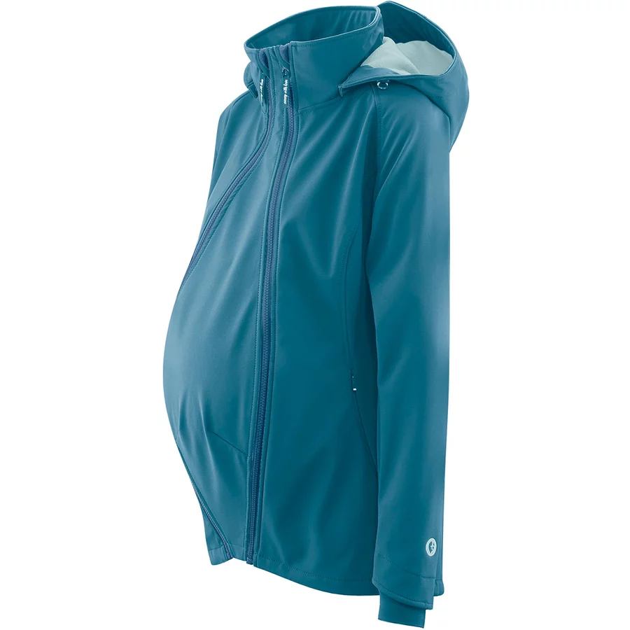 mamalila Softshell-Tragejacke Allrounder teal