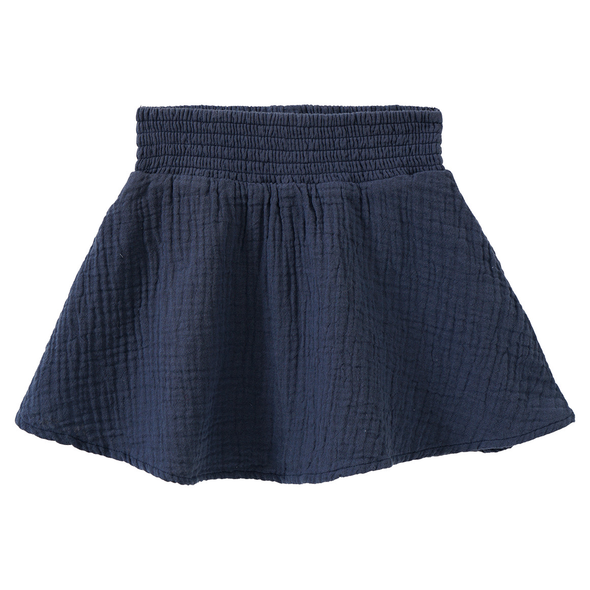 Topolino Pure Collection Mädchen Musselin-Rock mit Smokbund dunkelblau