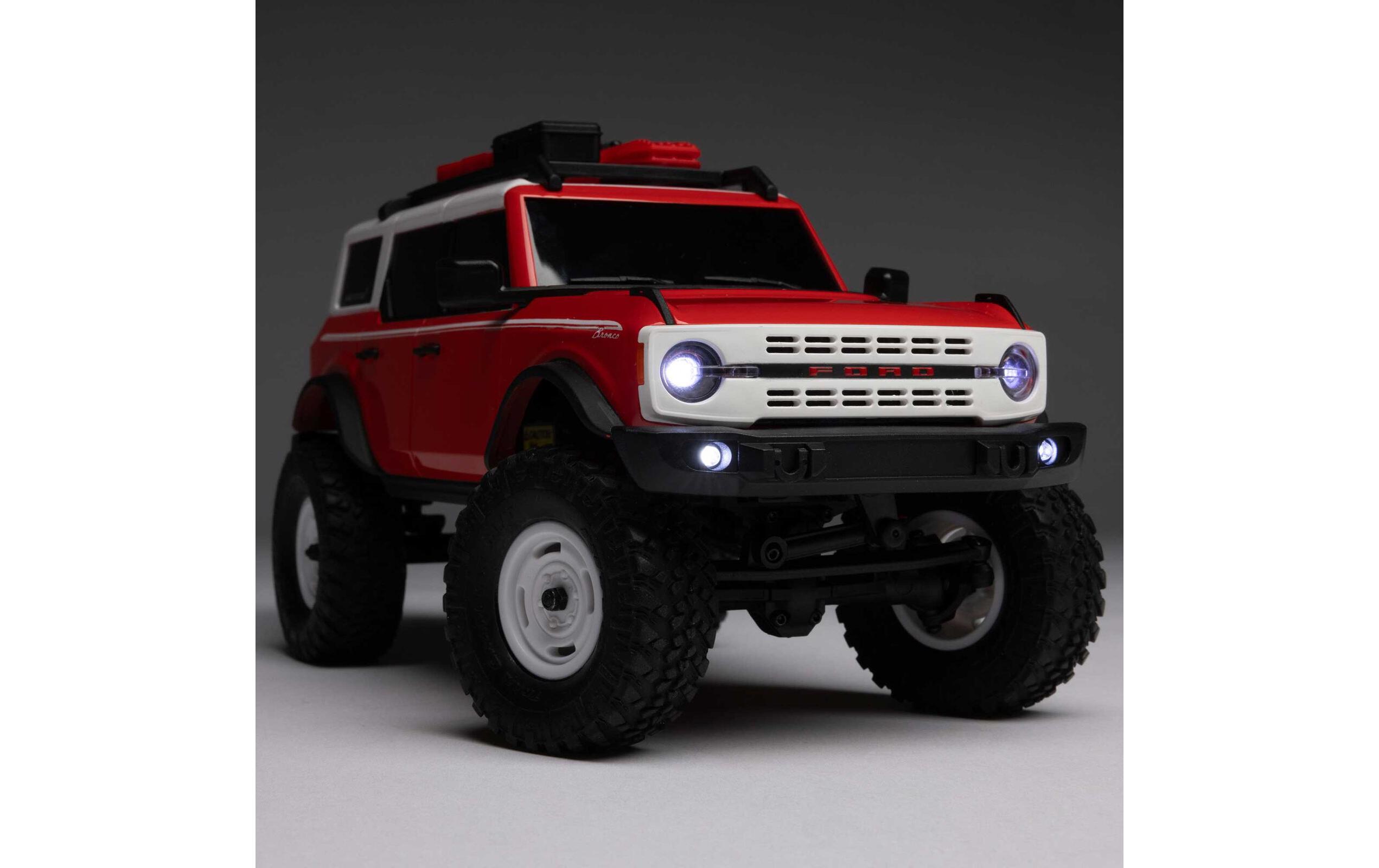 Rock Crawler SCX24 Ford Bronco, Rot RTR, 1:24<br>4 x 4 RTR Brushed Rock Crawler