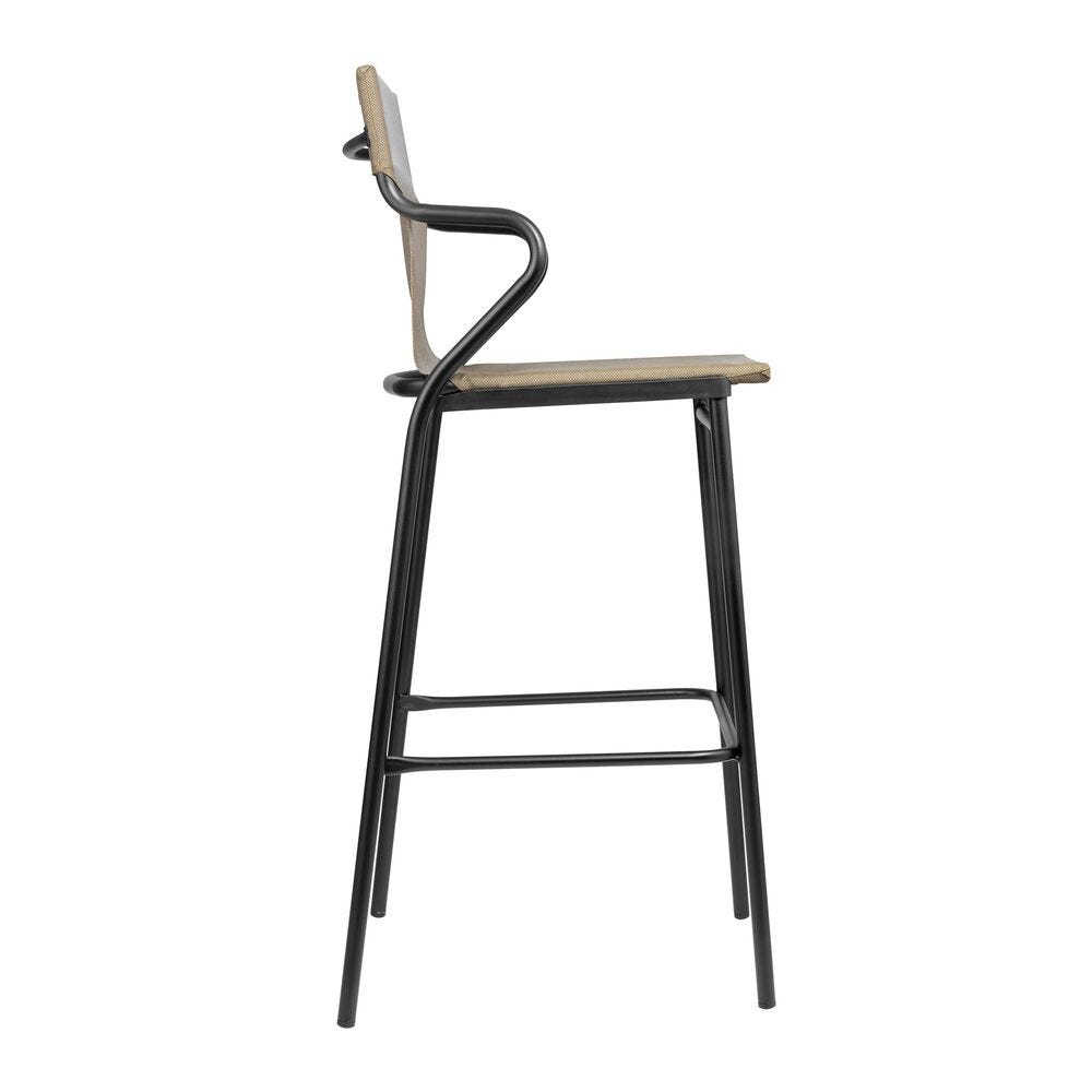 Hoher Sessel mit Großem Sitzkomfort Horizon Batyline® Duo Braun Noisette-Noir