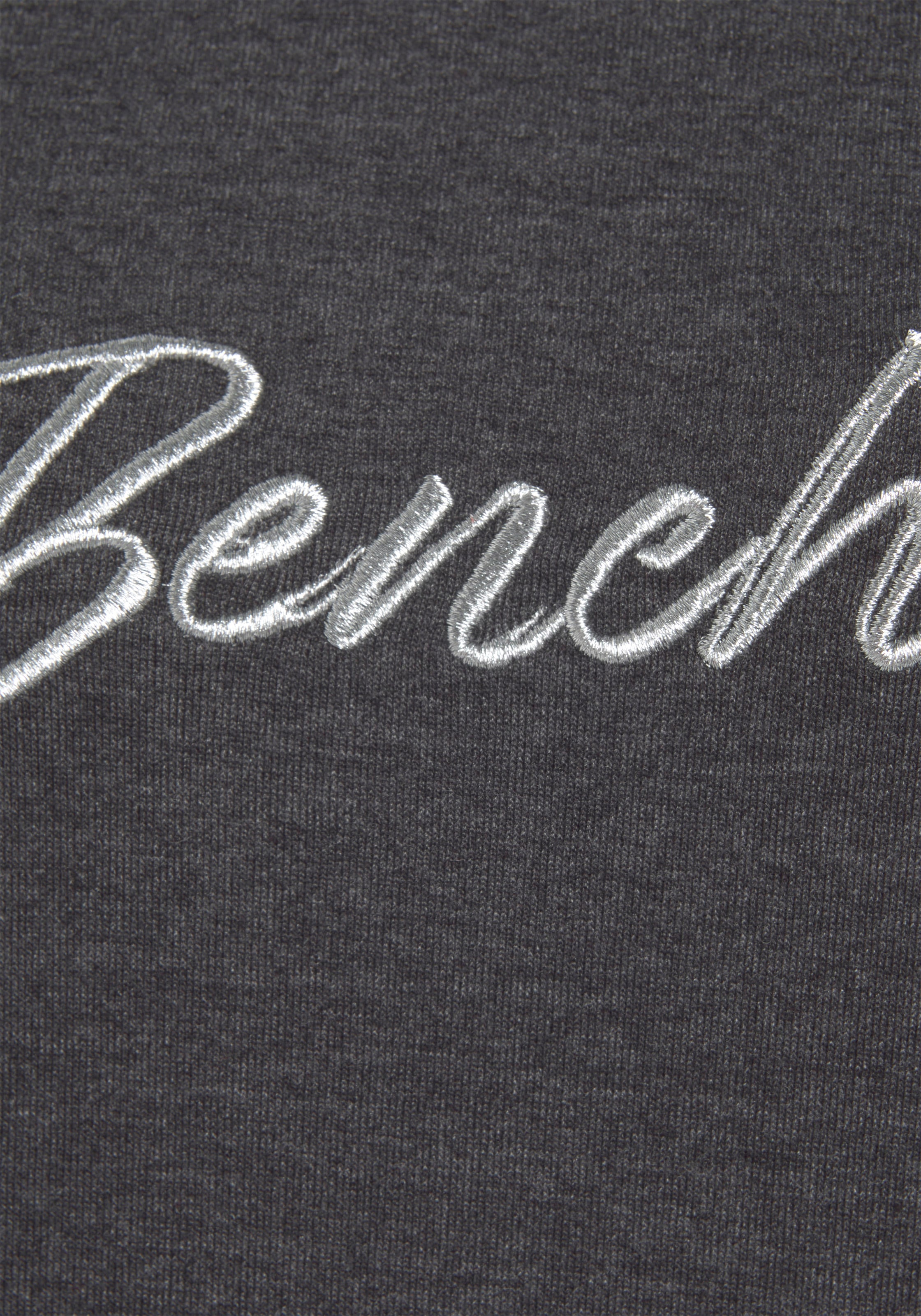 Bench. Loungewear Sweatshirt , mit glänzender Logostickerei, Loungewear