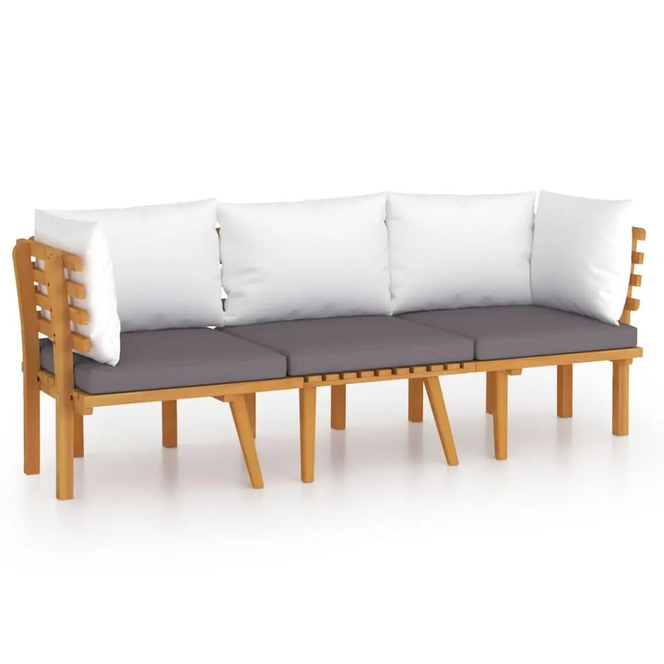 vidaXL - Loungeset - Bruin - Acaciahout