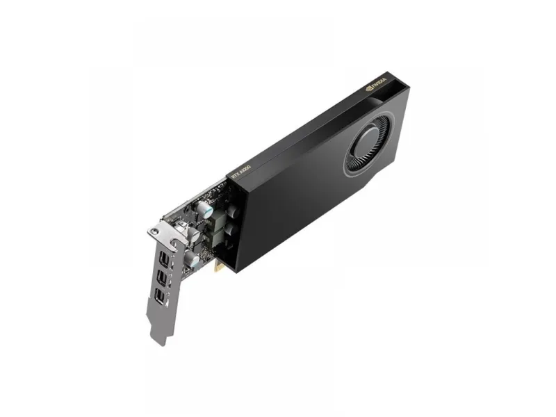 NVIDIA RTX A1000 - Grafikkort - RTX A1000 - 8 GB GDDR6 - PCIe 4.0 x8 lavprofil - 4 x Mini DisplayPort