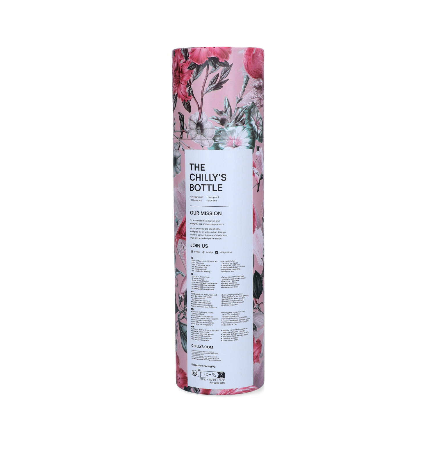 Drinkflessen roze