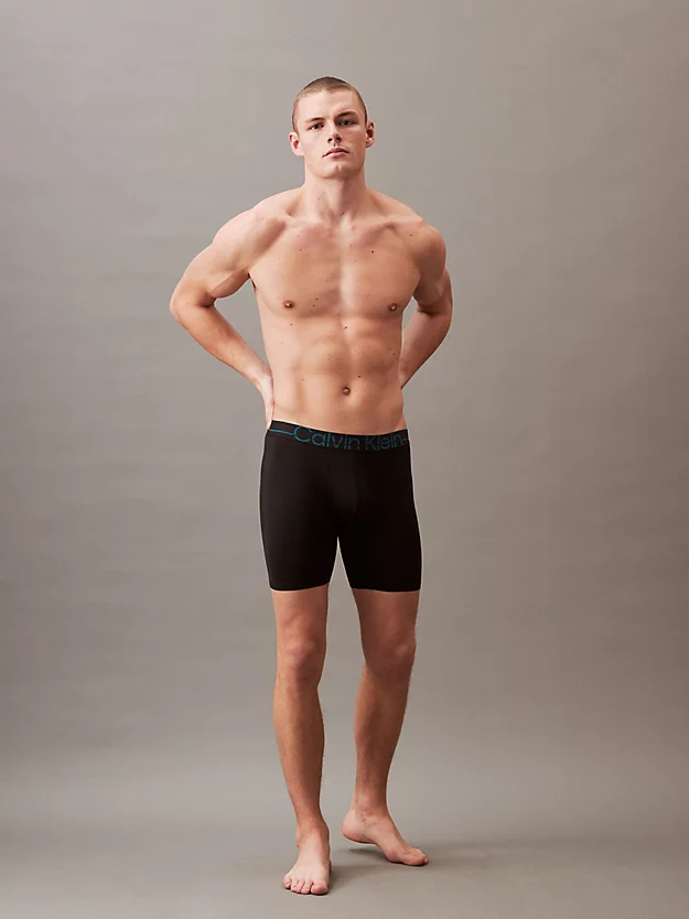Cuecas Boxer Longas Pro Fit, Pacote com 3 Unidades
