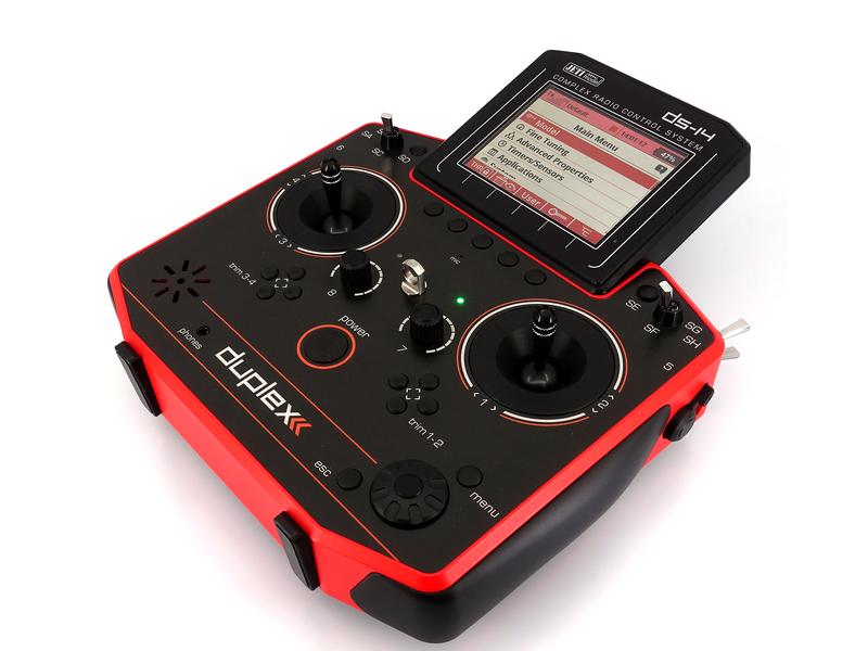 Jeti Fernsteuerung DS-14 II Multimode Rot 10-Kanal Jeti Duplex Handsender