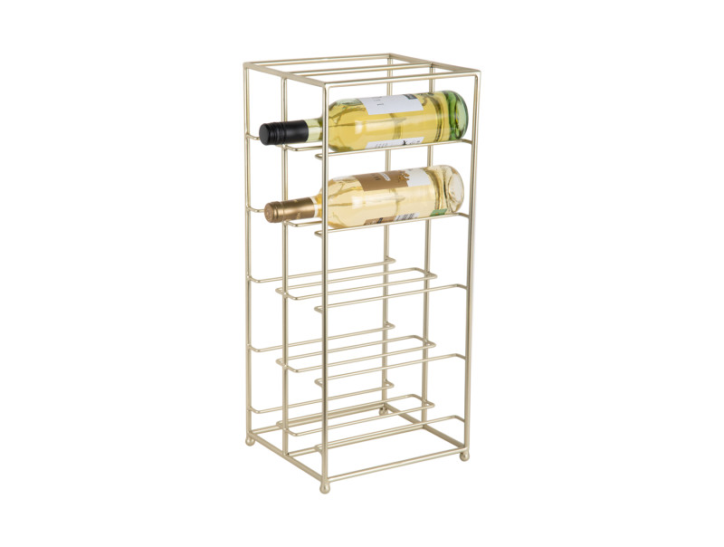 Wine Rack Dual Floor PT4273BK Black