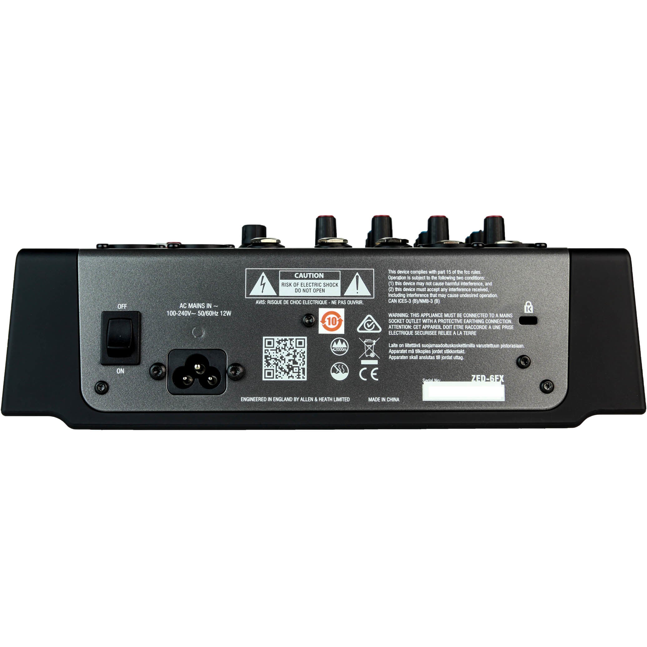 Allen & Heath ZED-6FX analoge mixer met effecten
