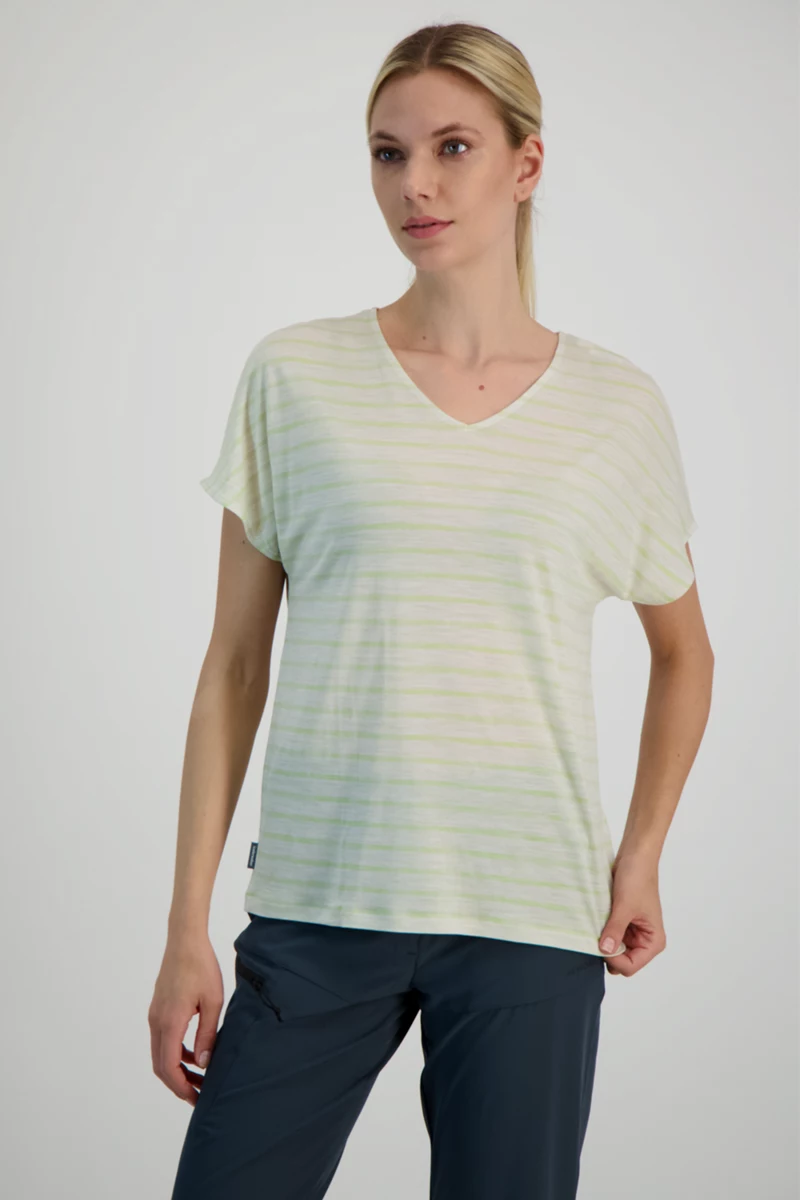 icebreaker Merino 125 Blend Drayden Reversible Stripe Damen T-Shirt