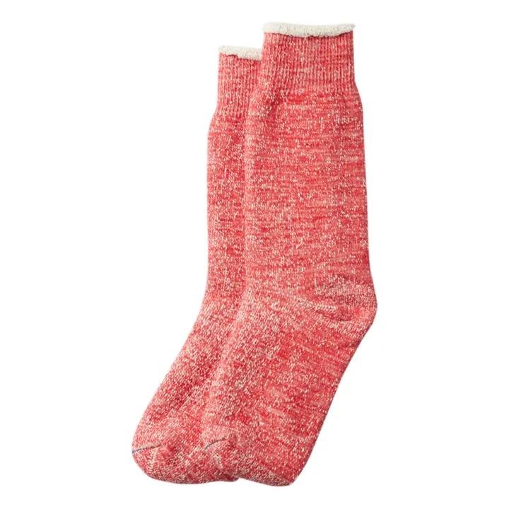 RoToTo Chaussettes Double Face | Rouge