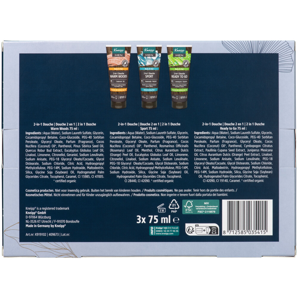 Kneipp Geschenkset Men Shower Favourites1 set
