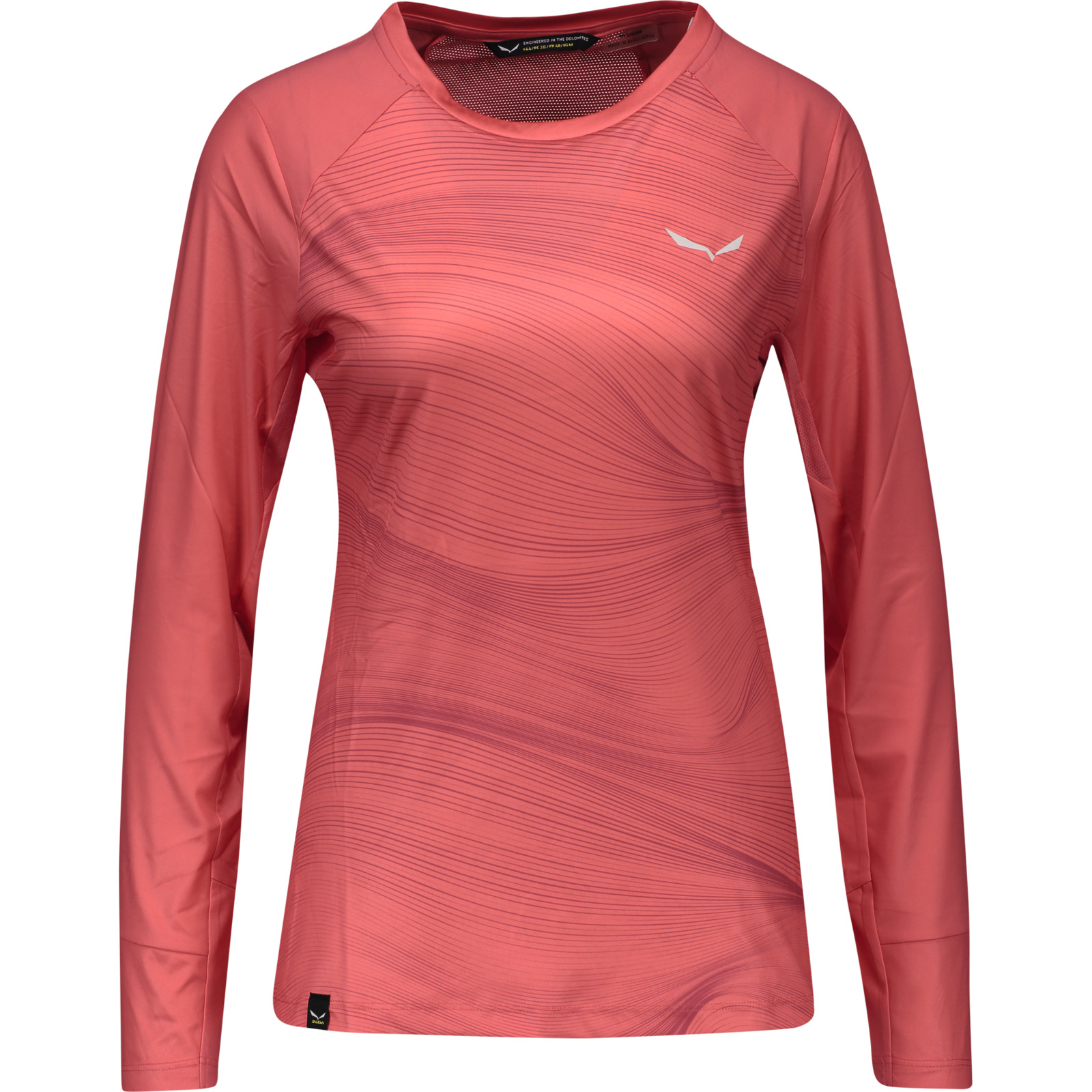 Salewa Damen-Langarmshirt Seceda Dry koralle, 40