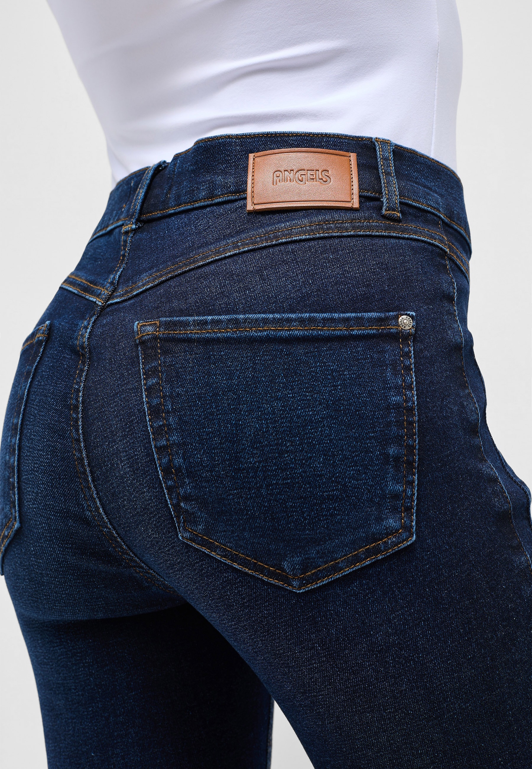 ANGELS 7/8-Jeans »ORNELLA«, mit Used-Waschung