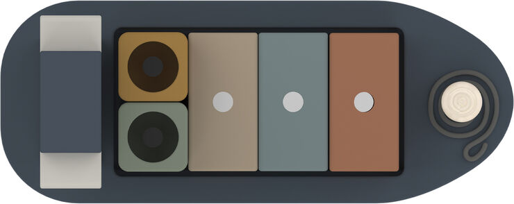 FLEXA Containerskib Multi color