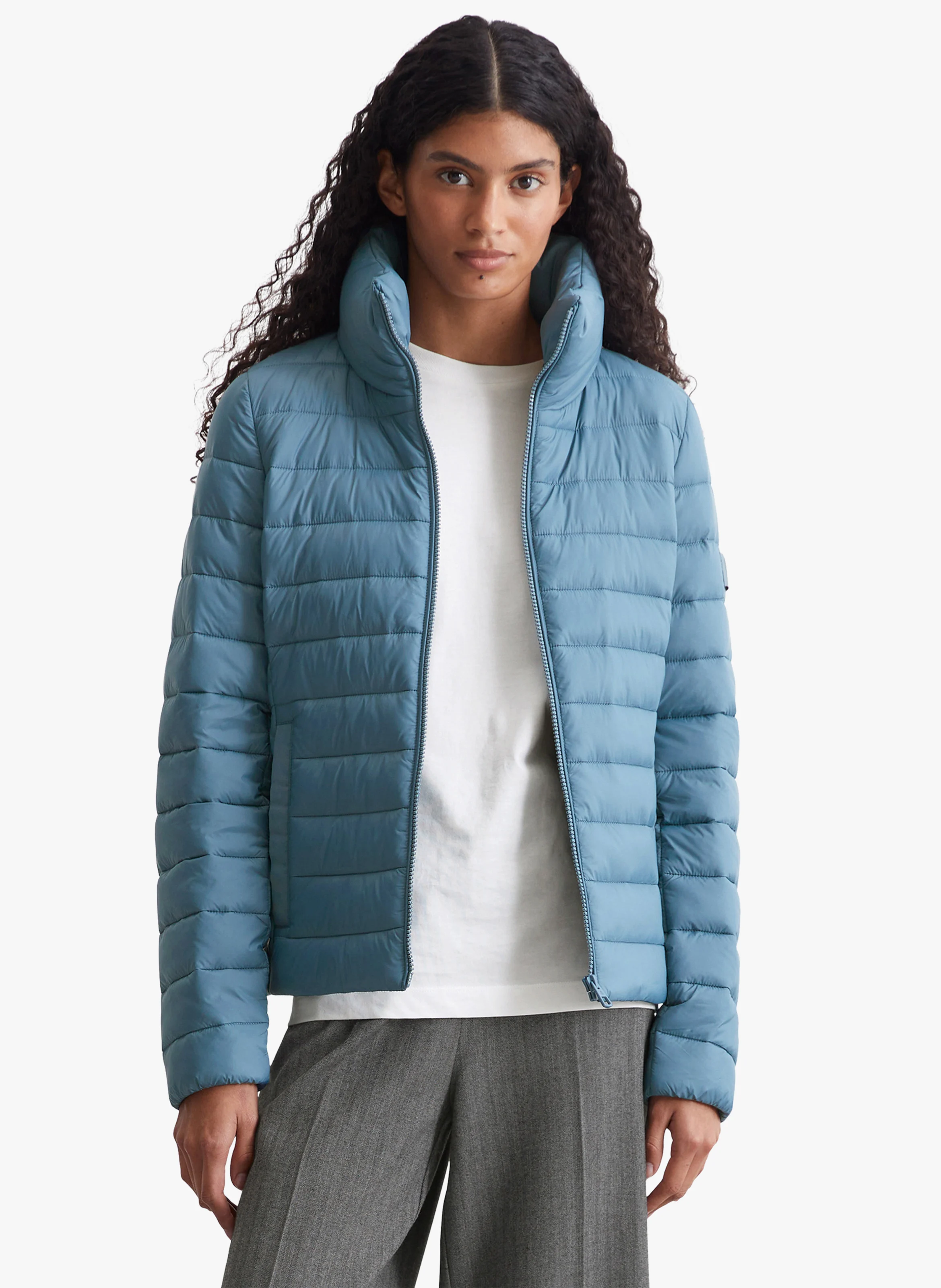 Doudoune matelassée légère| Bleu