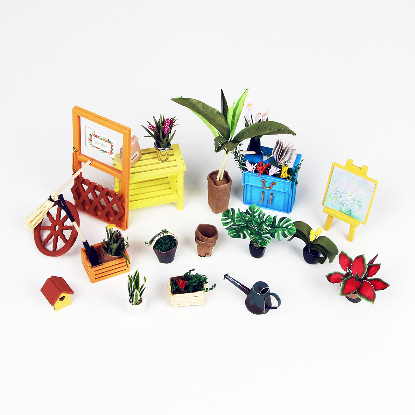 (231-tlg. Set) Rolife Modell Bausatz DIY Miniatur Haus mit Licht Home Deko für Erwachsene (DG104) - Cathy's Flower House