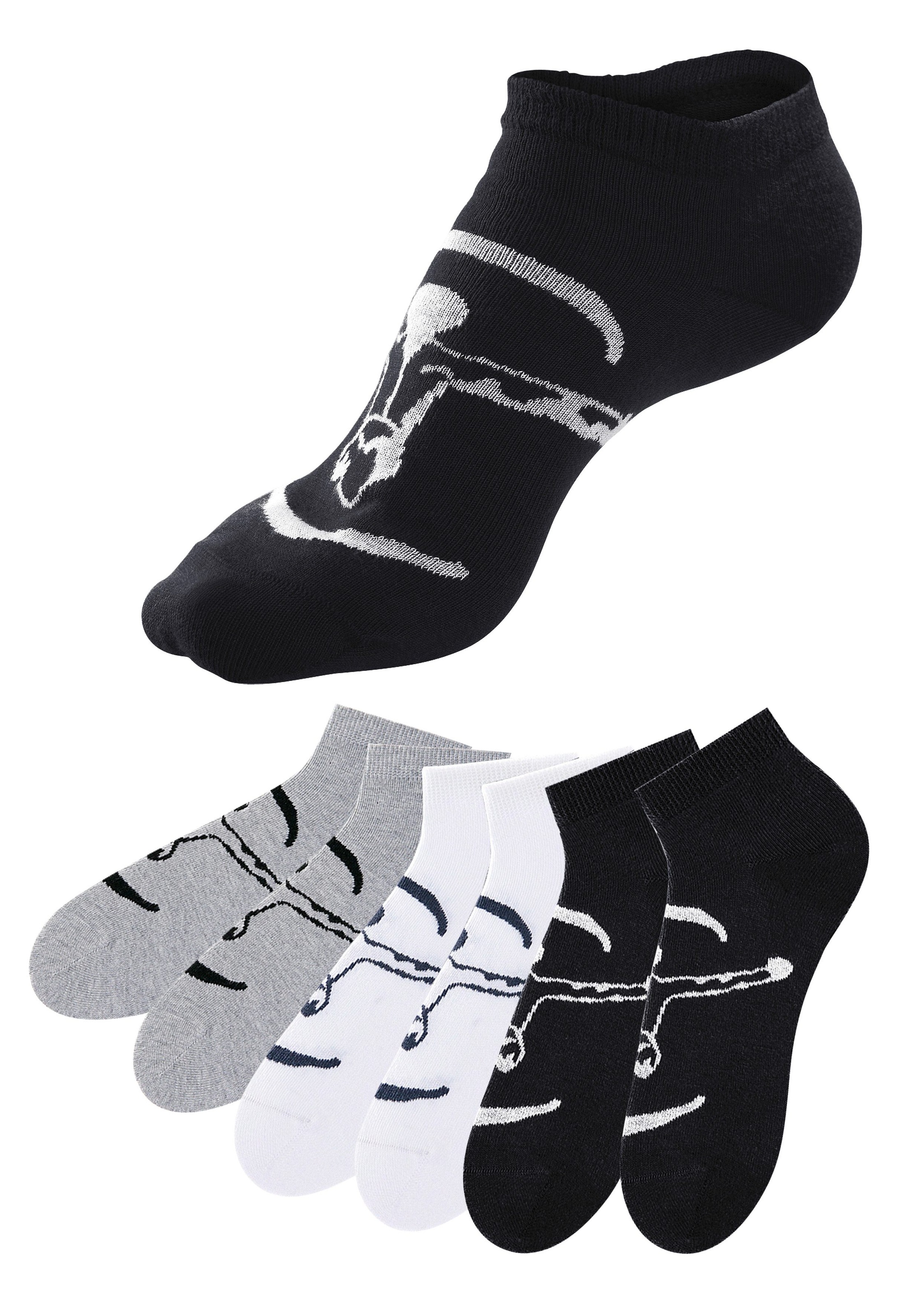 Chiemsee Sneakersocken Packung, 6 Paar tlg. ideal für Sport & Freizeit