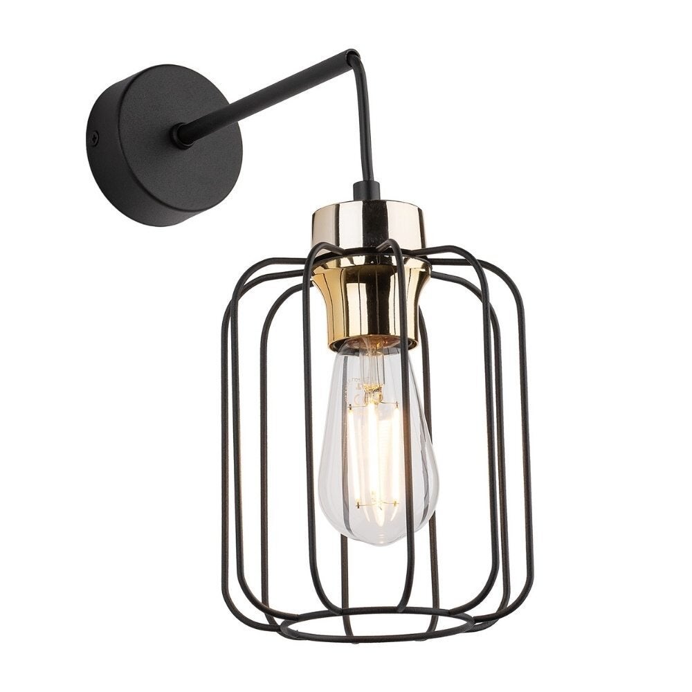 famlights | Alexa wandlamp in zwart E27