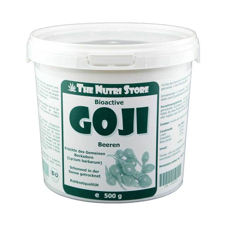 Goji Beeren Bioactive getrocknet, 500 g