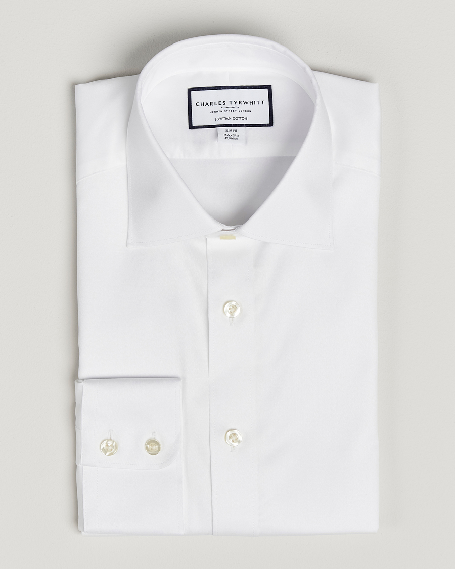 Charles Tyrwhitt Egyptian Cotton Twill Shirt White