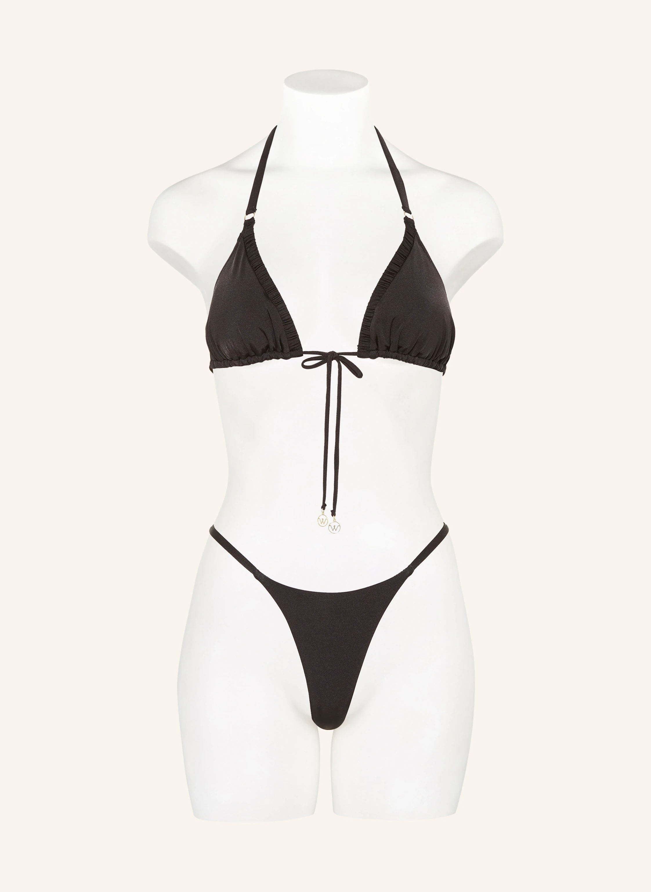watercult Brazilian-Bikini-Hose SHIMMERING SOLIDS