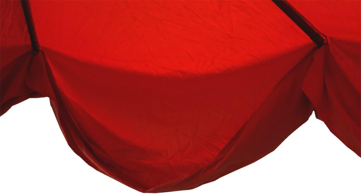 Sonnenschirm Meran Pro, Gastronomie Marktschirm mit Volant Ø 5m Polyester/Alu 28kg ohne Ständer