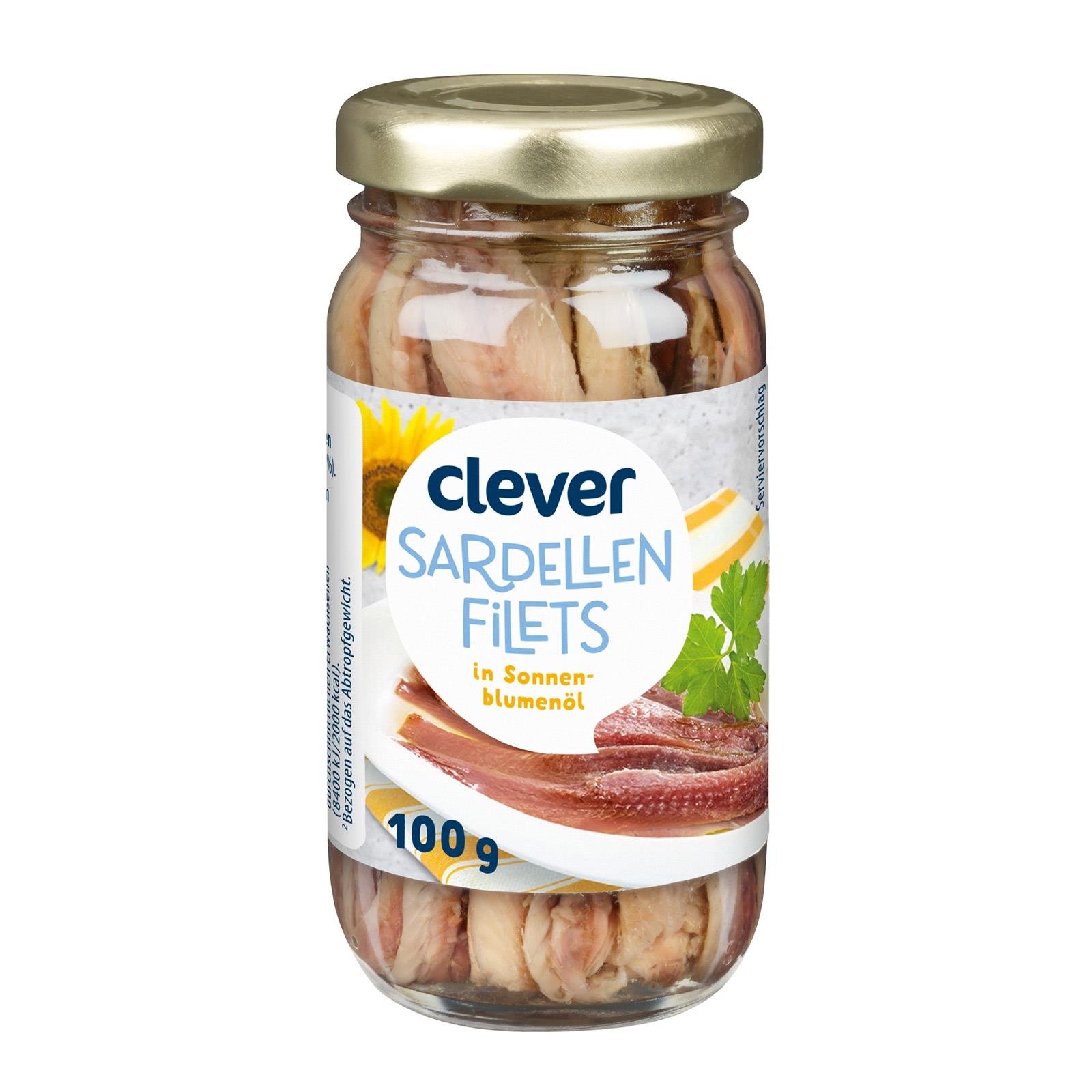 Clever Sardellenfilets