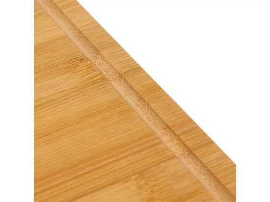 Lot de 2 planches à découper en bamboo - Beige - 35 x 25 cm