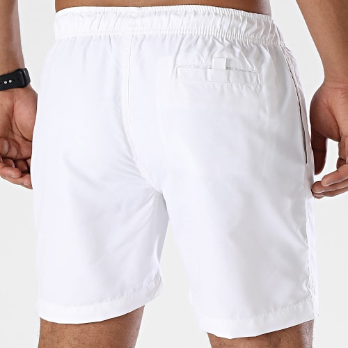 Short De Bain Script Blanc