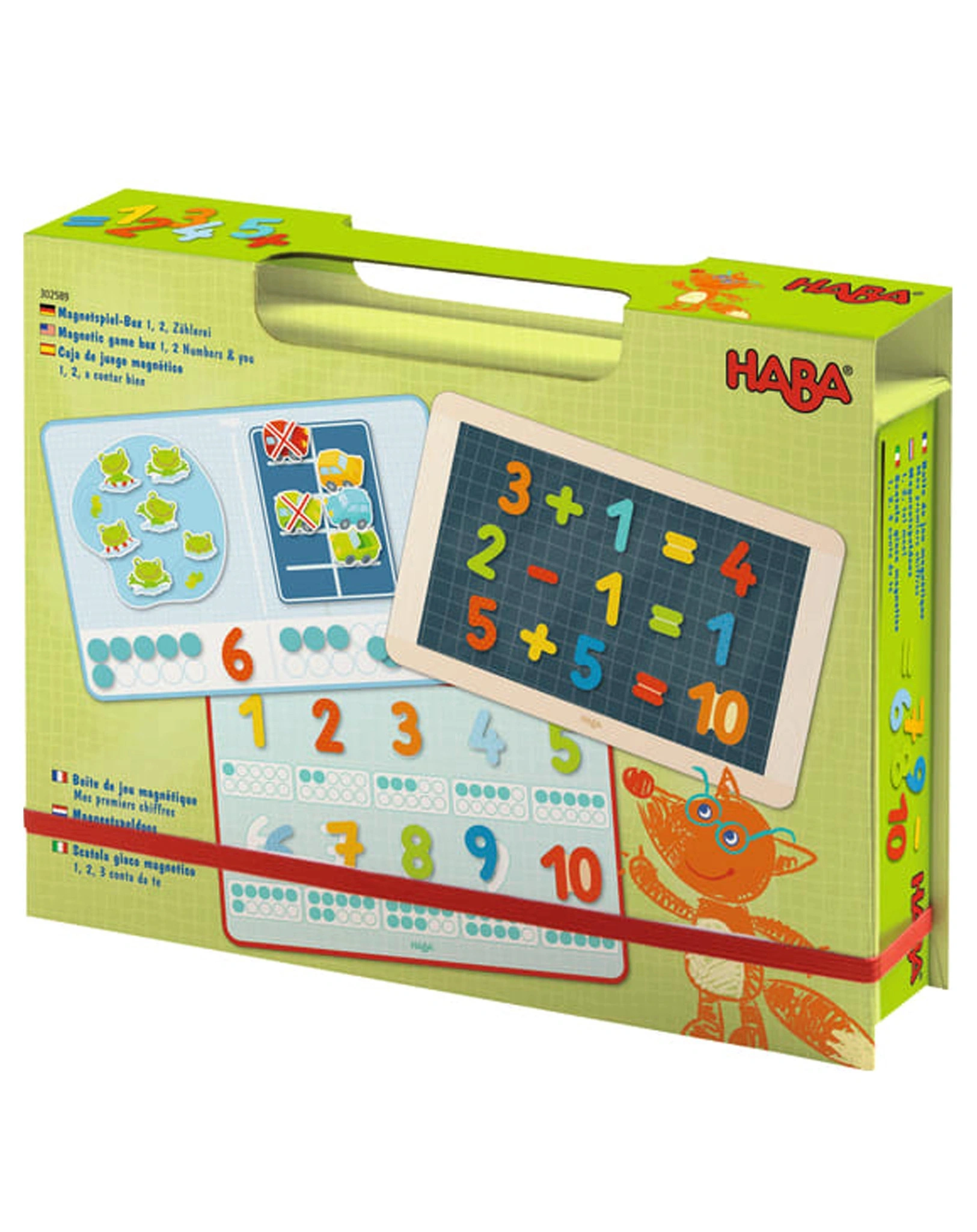 Magnetspiel-Box 1, 2, ZÄHLEREI in bunt