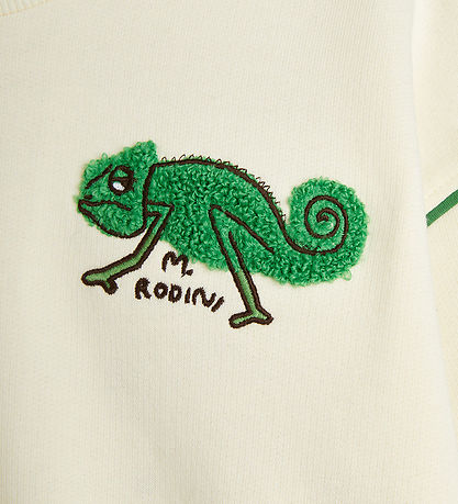 Mini Rodini Sweatshirt - Eidechse - Offwhite