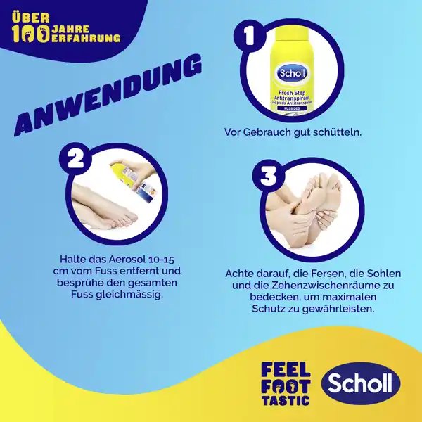 Fresh Step Antitranspirant Fuss Deo
