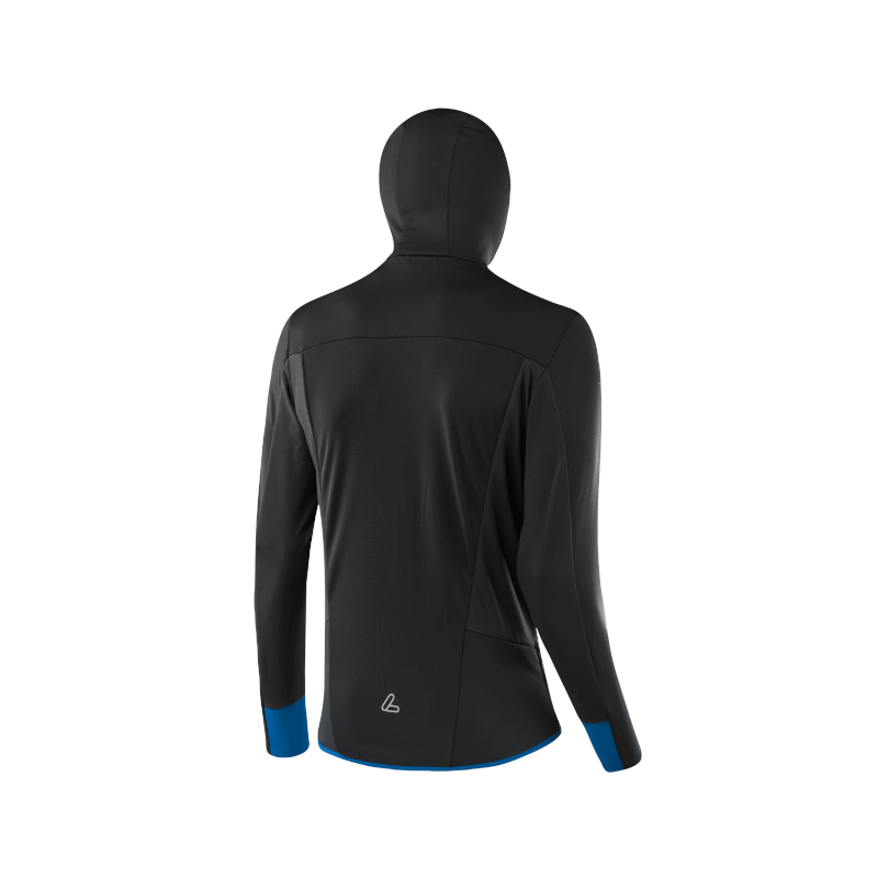 Loeffler Hoody Tech-Stretch zwarte heren longsleeve