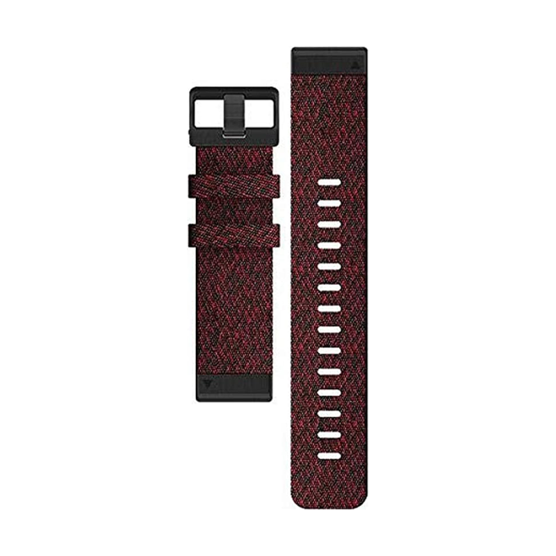 garmin 22mm quickfit band heathered red nylon 39 010 12863 06 red