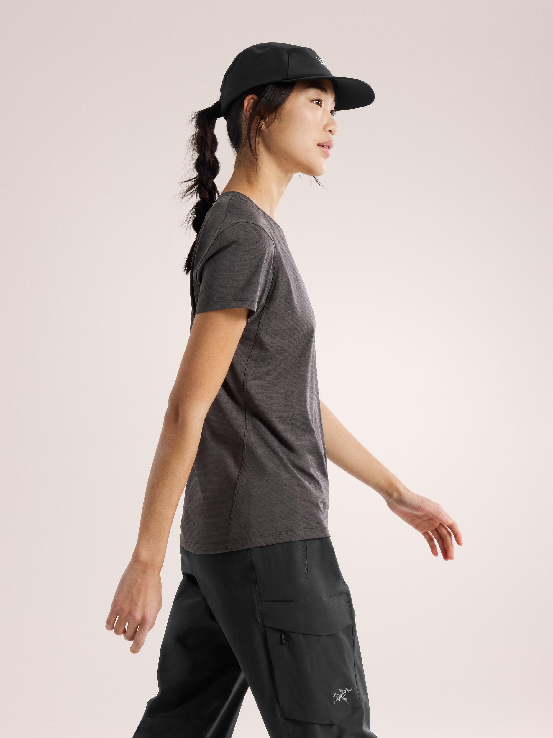 Arcteryx Taema Crew SS Womens Black Heater