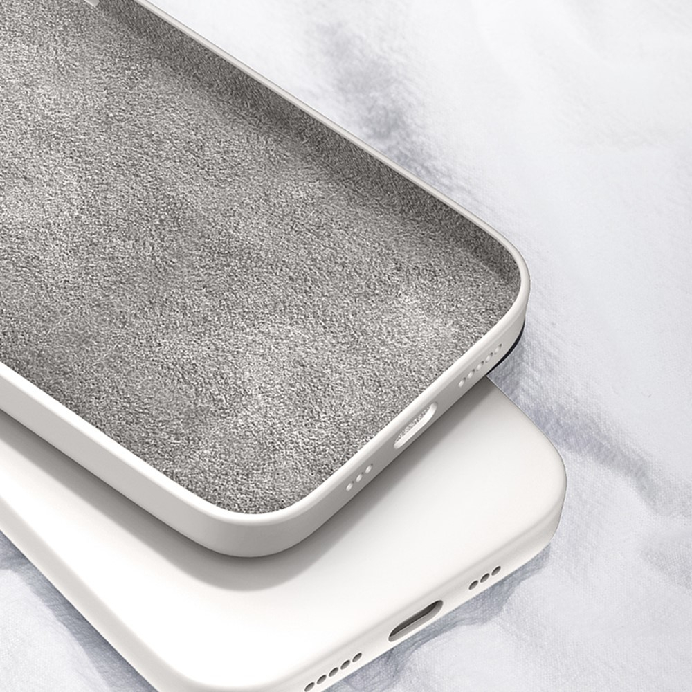 iPhone Air Gummi Case Hülle mit Kameraschutz - Schwarz (Matt)