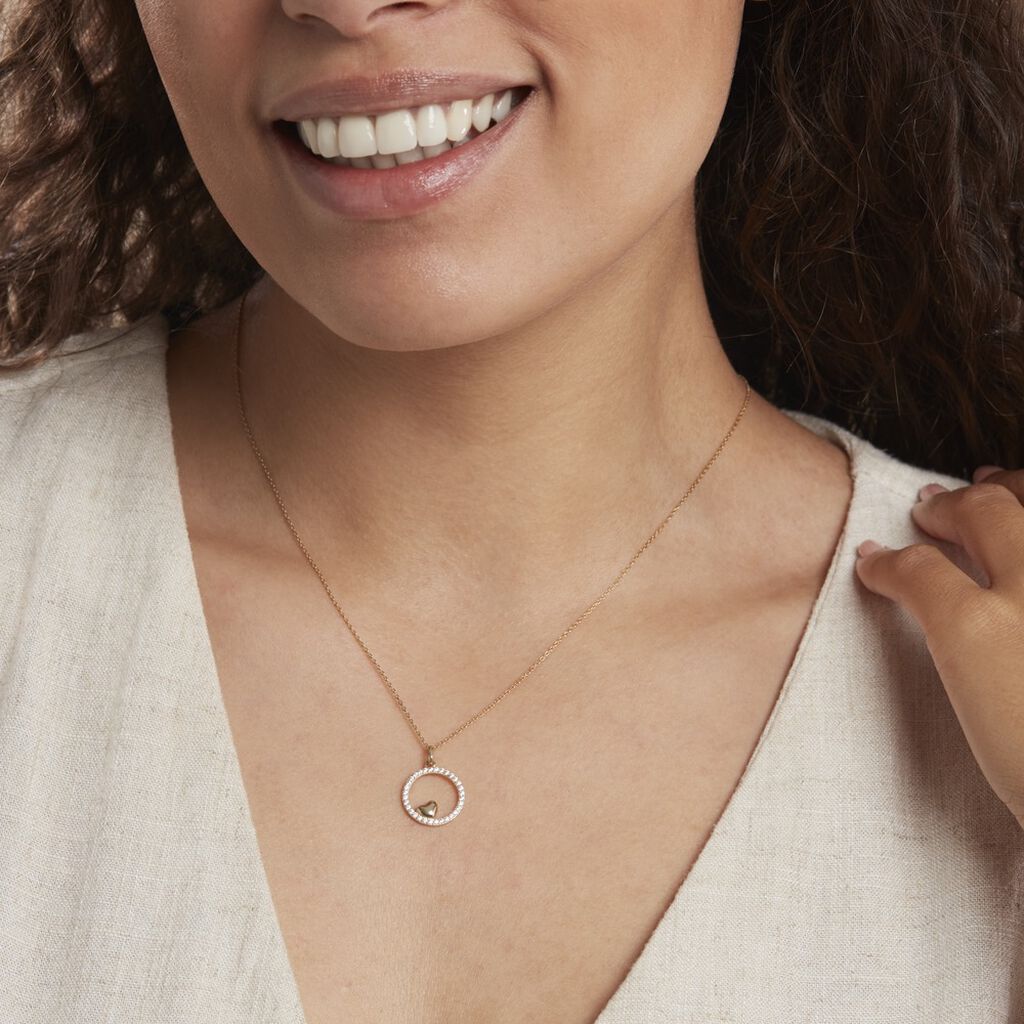 Pendentif Or Jaune Roman Oxyde