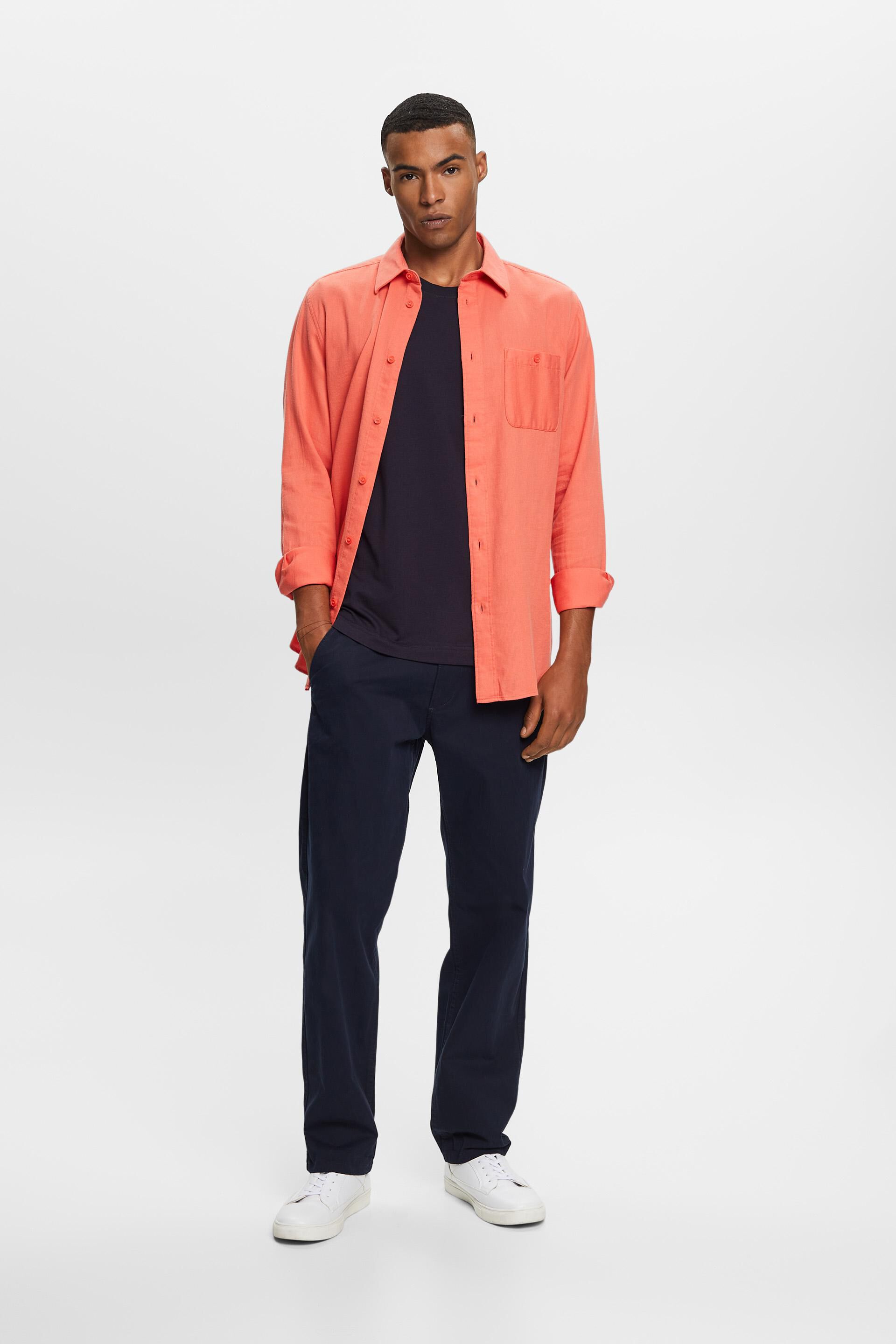 Chemise à col boutonné en coton