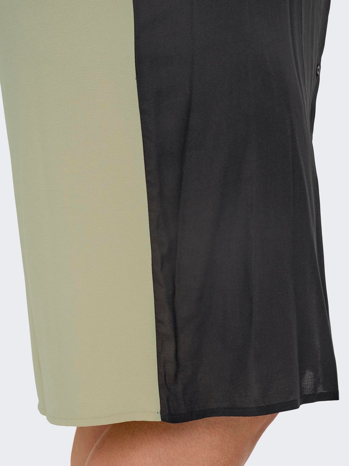 CARADELONE Langes Kleid Black