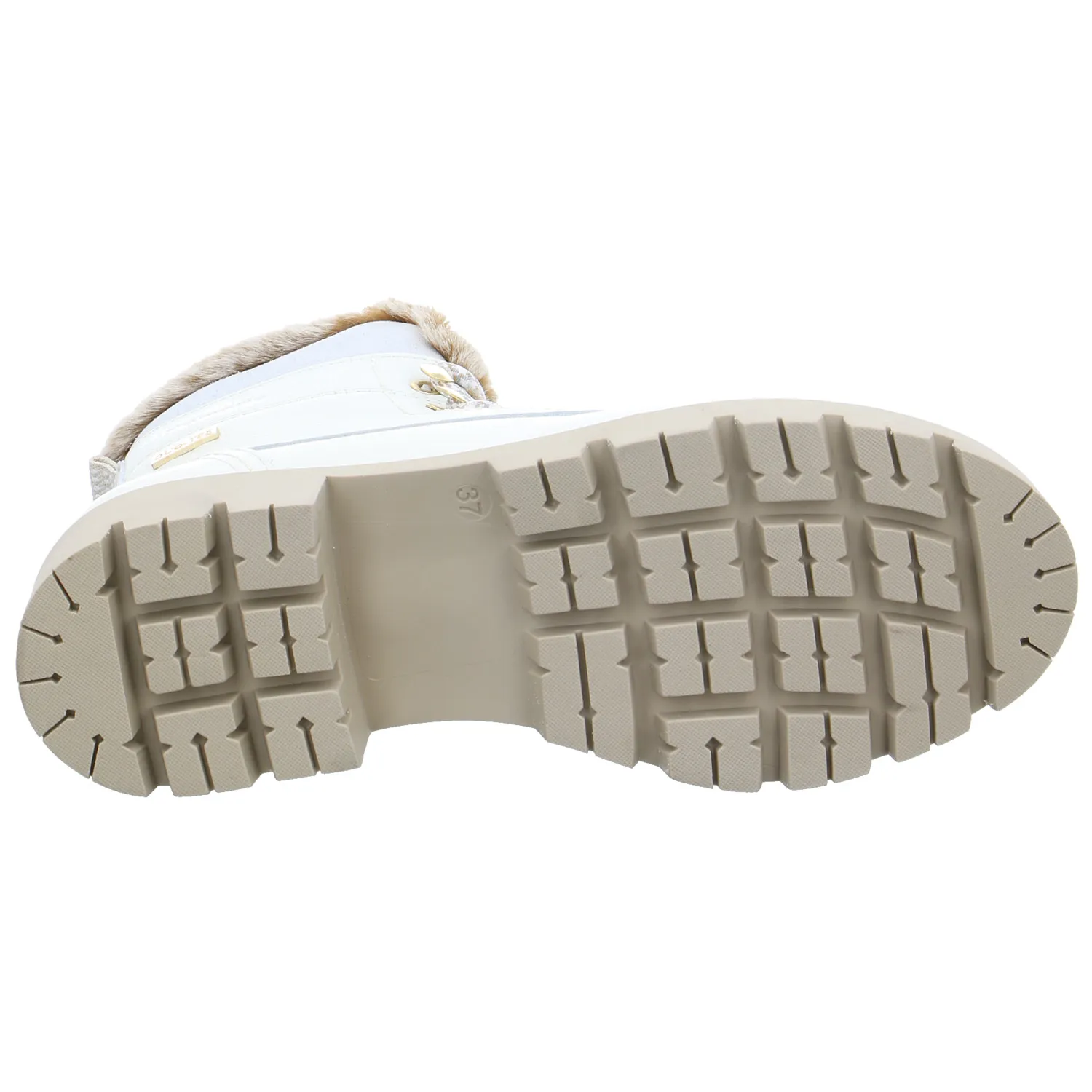 TAMARIS Boot Offwhite Leder  mit Tex - Membrane