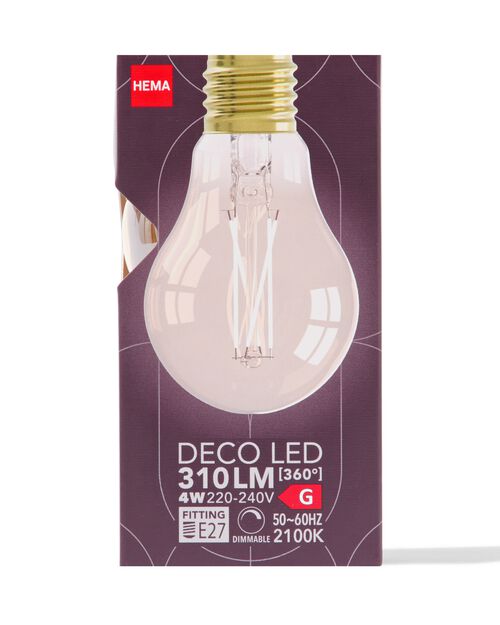 ampoule poire led dorée E27 4W 310lm