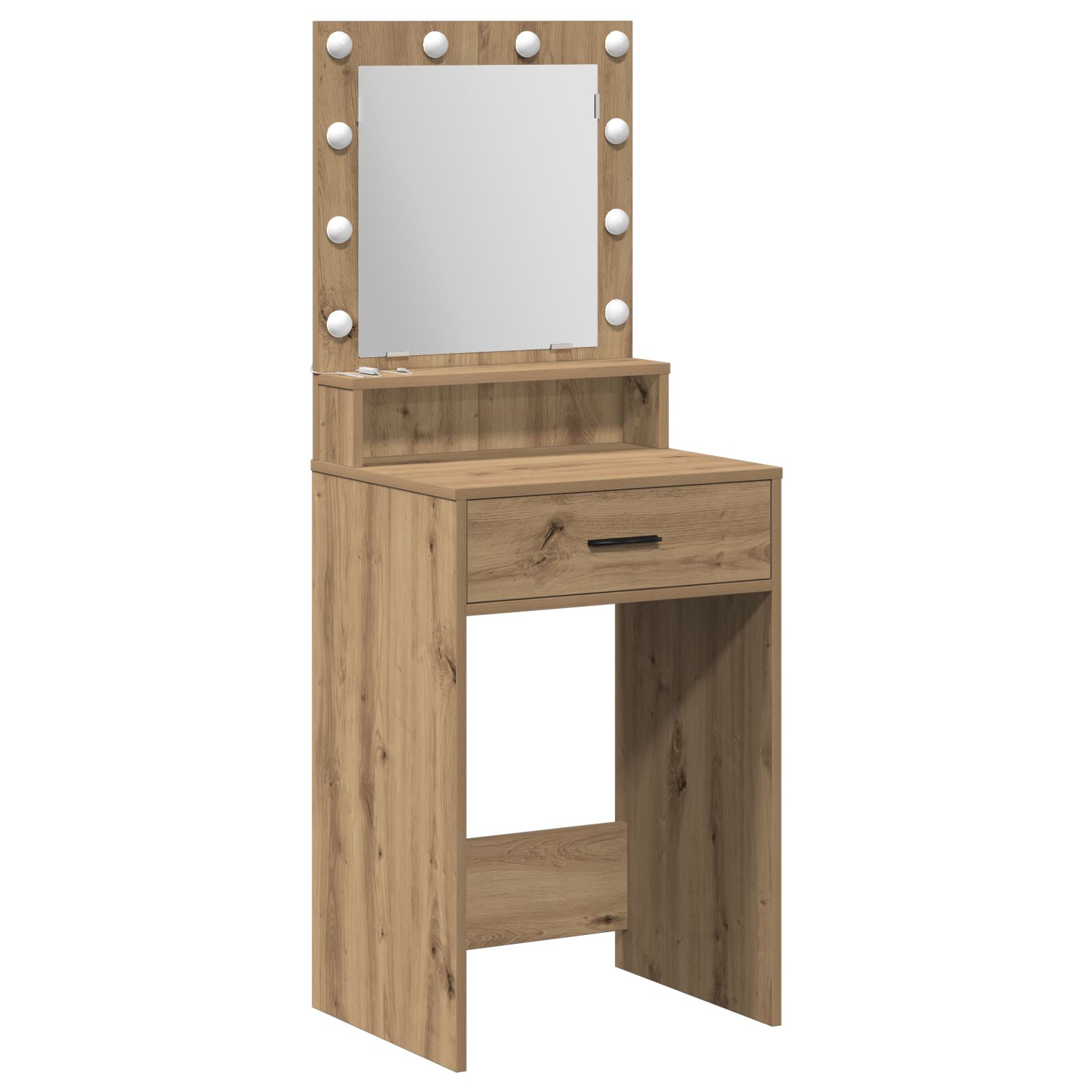 vidaXL Artisan kaptafel eiken 50 x 41 x 135 cm Materiaal hout