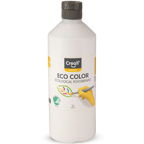 Creall eco color plakkaatverf 500ml - wit