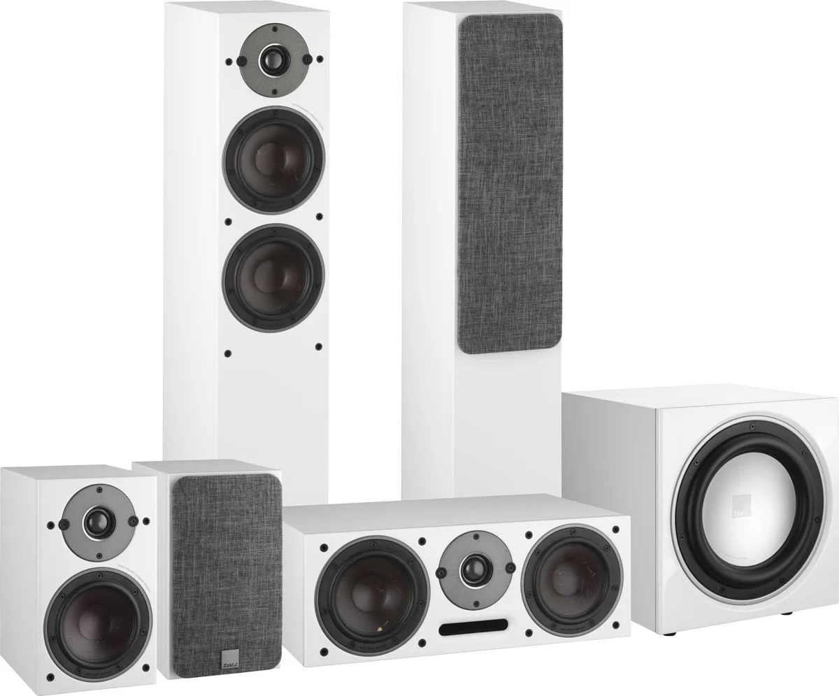 Dali Oberon 5 HCM 5.1 Blanc Packs enceintes grand spectacle