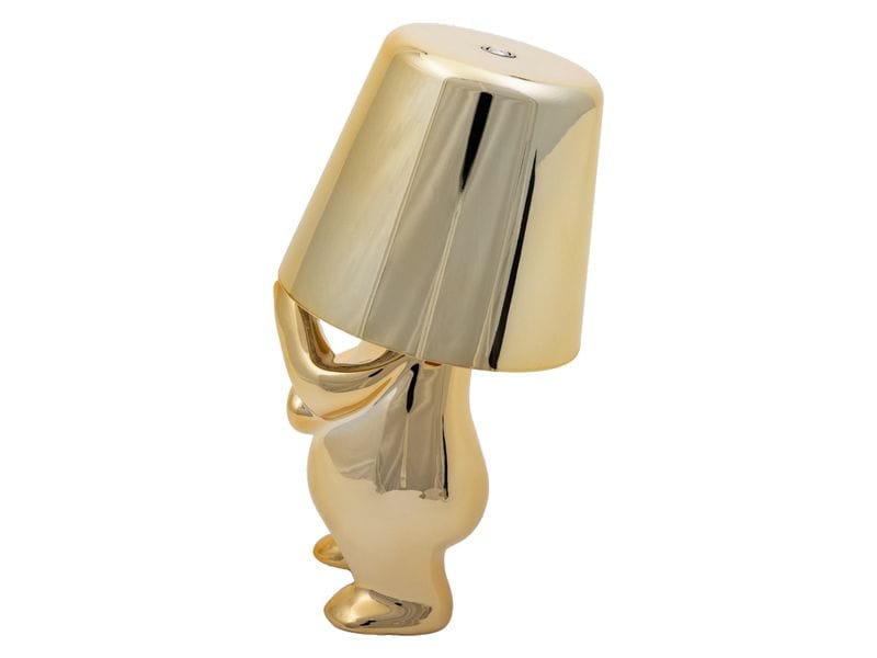 COCON LED Stimmungslicht THINKER Gold Portable Akku-Tischleuchte