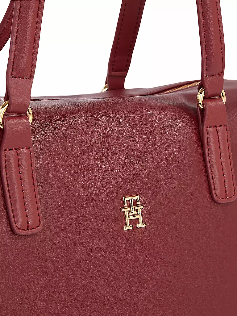 TOMMY HILFIGER Tasche - Shopper POPPY dunkelrot