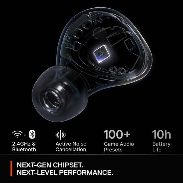 SteelSeries Arctis GameBuds høretelefoner (Xbox, sort)
